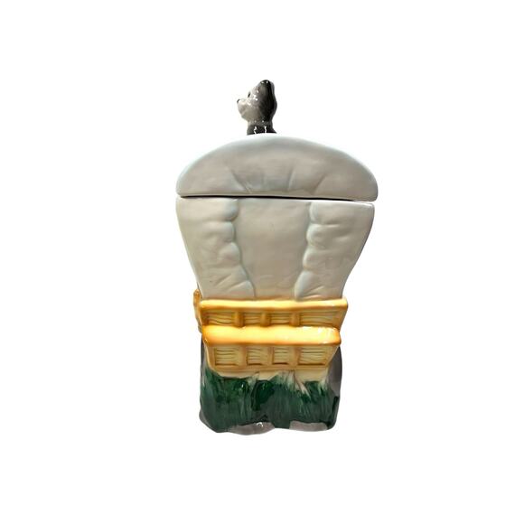 Vintage American Retro Collectible Cookie Jar Chuck Wagon w/ Dog Country Western - Picture 5 of 10